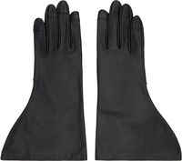Rick Owens Concordians Gleam Long Leather Gloves