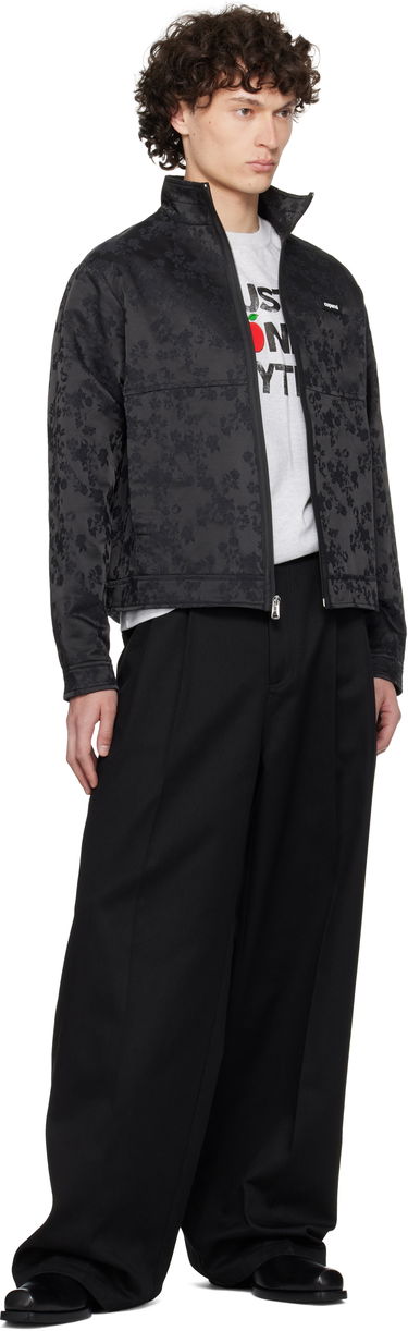 Bomber bunda Coperni Coperni Jacquard Zip-Up Jacket Čierna | COPOW39F2033MEN, 3