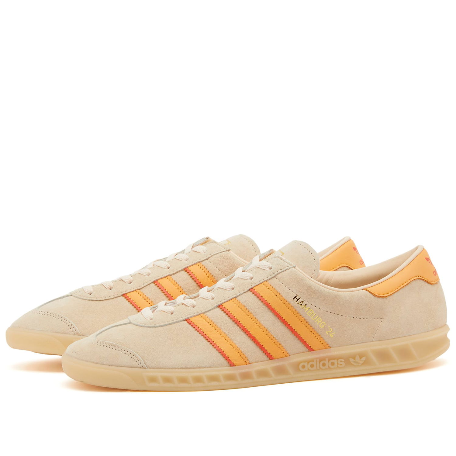 Tenisky a topánky adidas Originals Hamburg 24 Sneakers in Crystal Sand/Hazy Orange/Collegiate Orange Oranžová | IG2109, 0