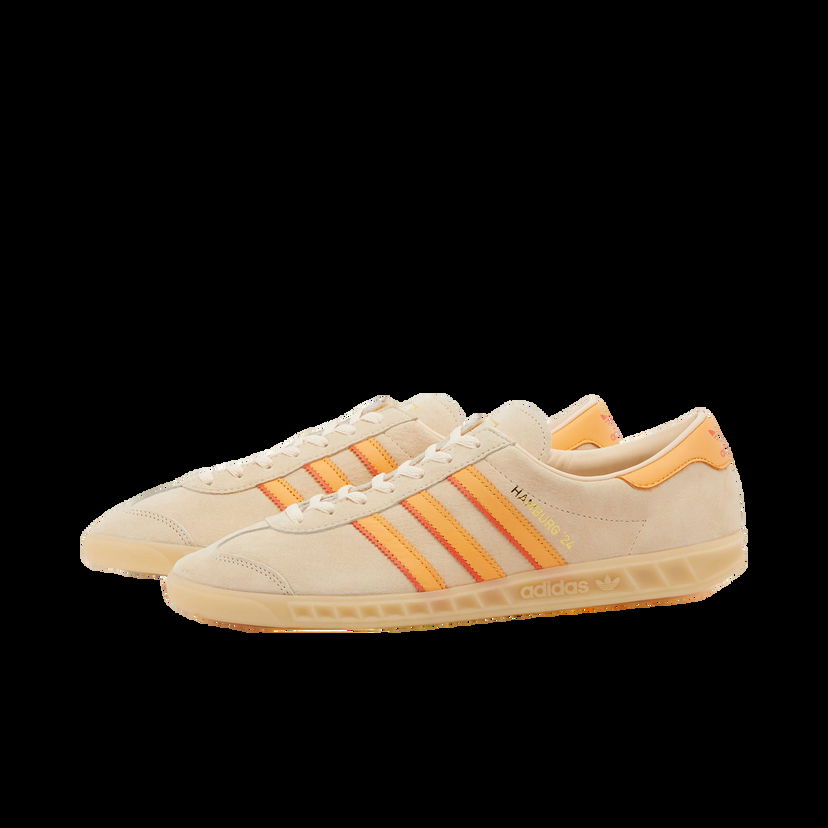 Tenisky a topánky adidas Originals Hamburg 24 Sneakers in Crystal Sand/Hazy Orange/Collegiate Orange Oranžová | IG2109