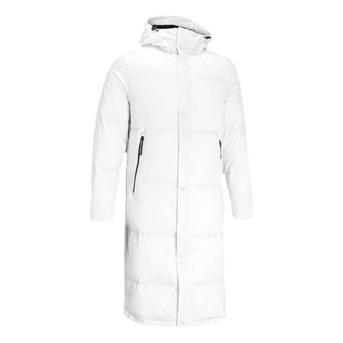 Parka Under Armour Long Bench Fleece Down Jacket Biela | 1364591-100