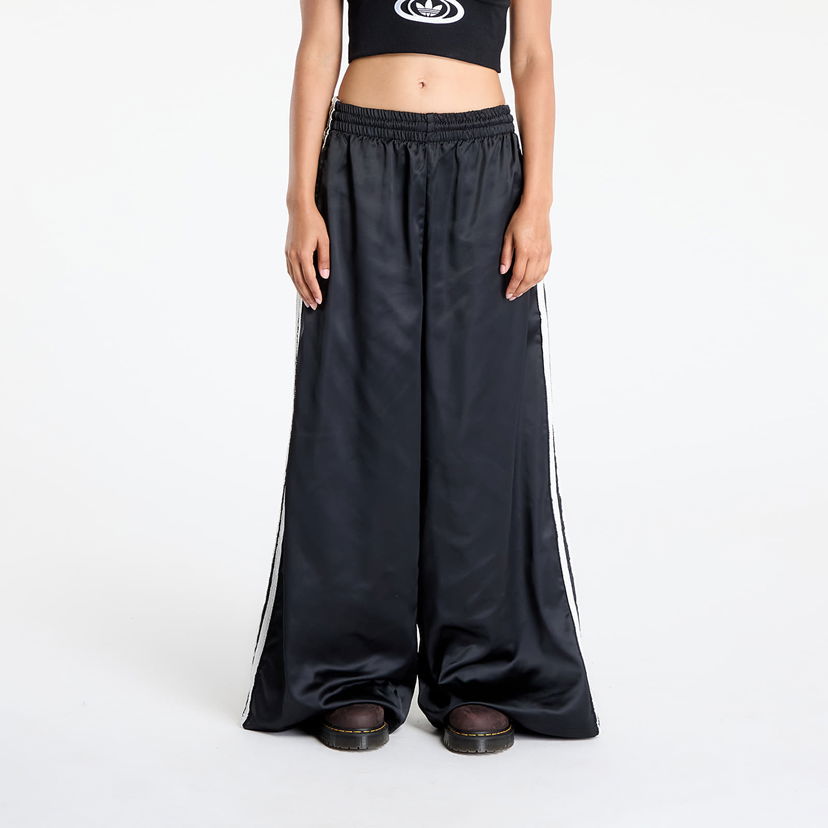 Nohavice adidas Originals Originals Satin Wide Leg Tracksuit Bottoms Čierna | KC8813
