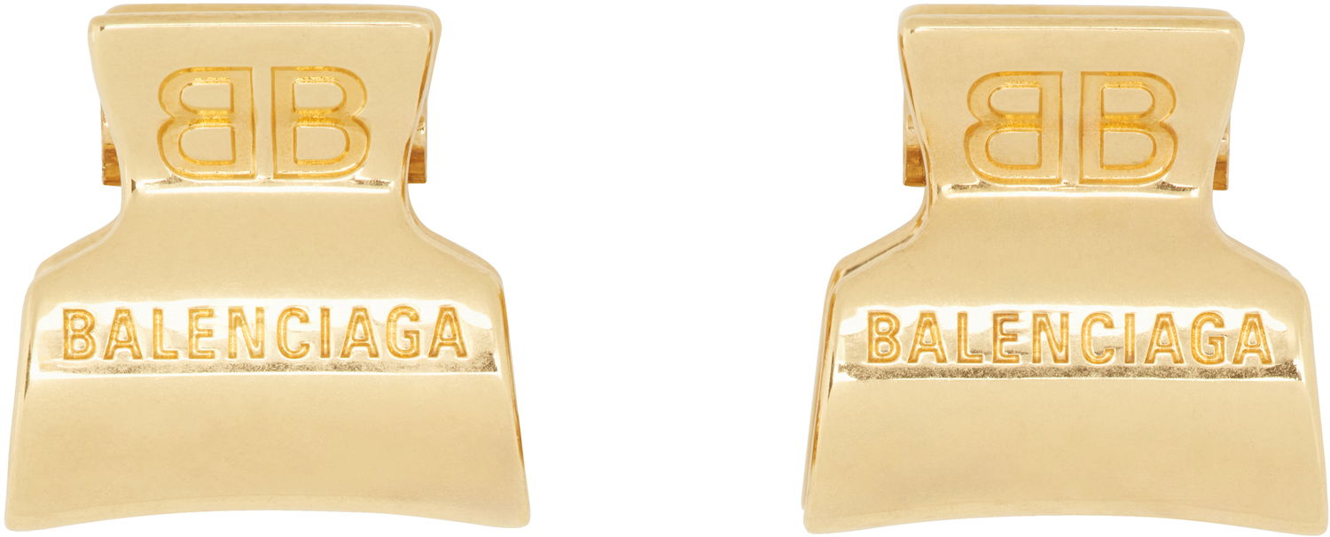 Náušnice Balenciaga XS Hair Clip Set Metalická | 796243 TZRLG, 0