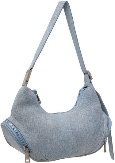 Taška cez rameno OSOI Crescent Denim Shoulder Bag Modrá | 24FWB03013114, 1
