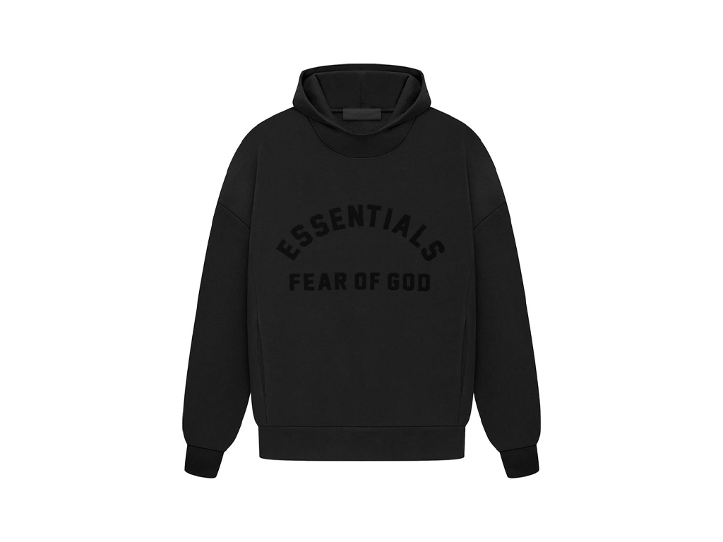 Mikina Fear of God Essentials S23 Hoodie Čierna | 192sp232050f, 0