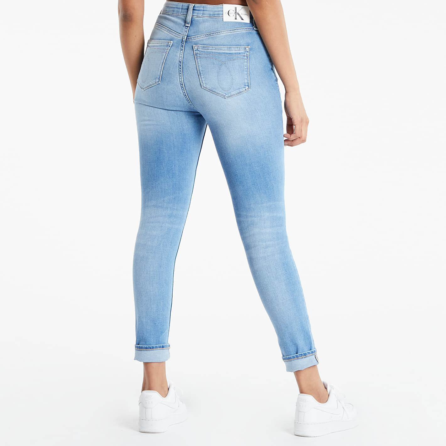 Džínsy CALVIN KLEIN High Rise Skinny Denim Medium Modrá | J20J218888 1A4, 1
