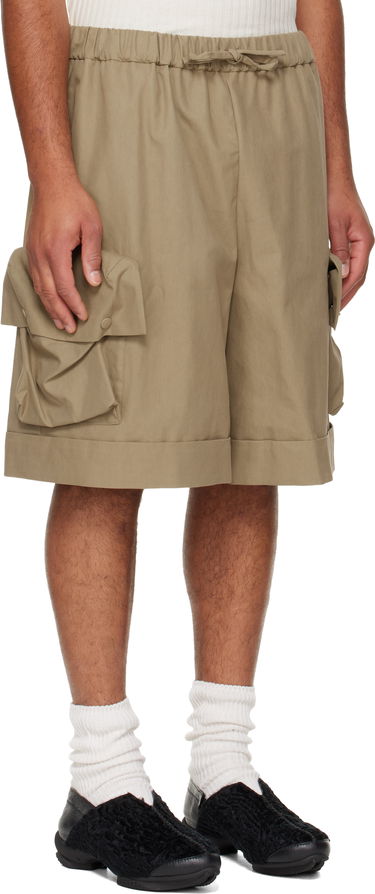 Šortky Simone Rocha Simone Rocha Multi Pocket Drawstring Cargo Shorts Béžová | 4172 1267, 1