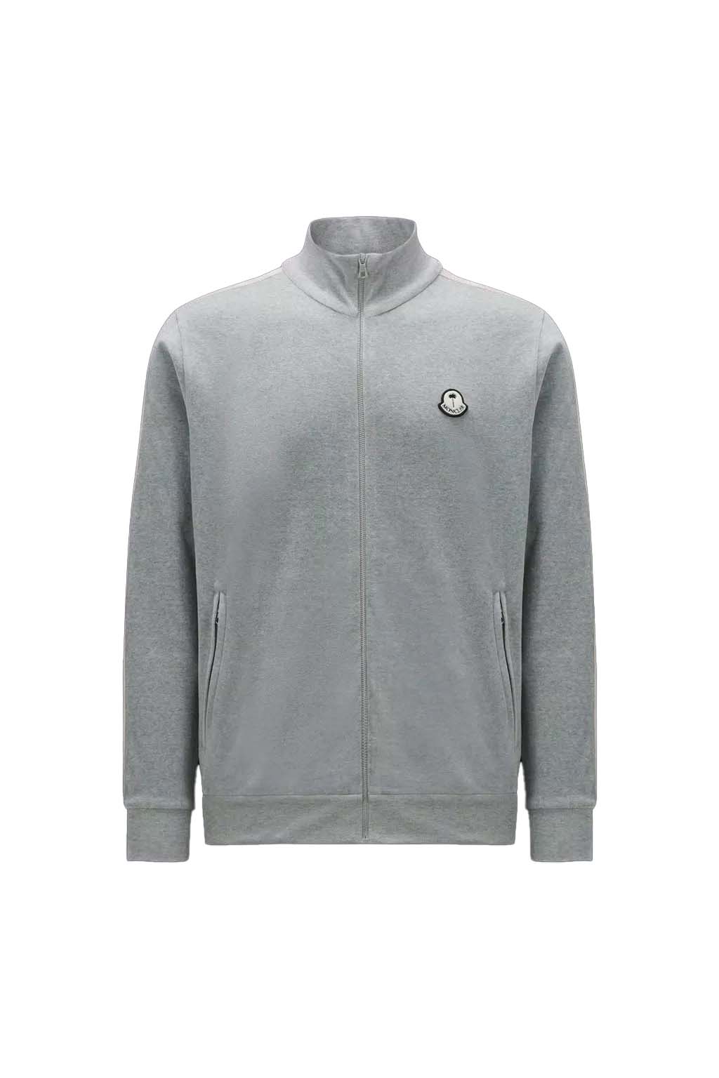 Mikina Moncler Palm Angels x Chenille Zip-Up Sweatshirt Šedá | I209L8G0000189A6S984, 0
