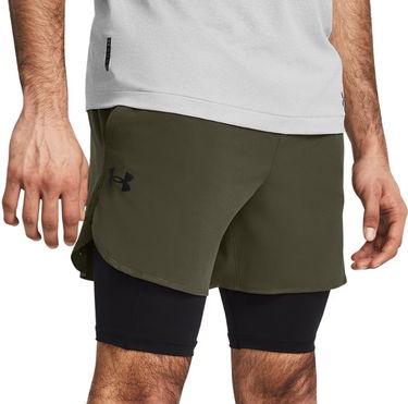 Šortky Under Armour Vanish Elite 2-in-1 Training Shorts Zelené | 1378604-390, 0
