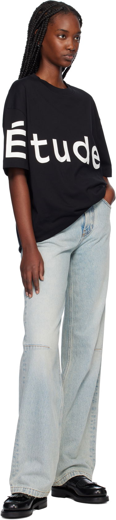 Tričko Études Relax Fit Graphic T-Shirt Čierna | H24MMTSH132-99, 3