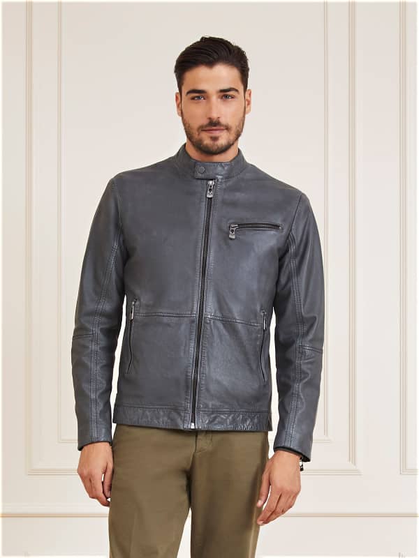 Bunda GUESS Marciano Genuine Leather Šedá | 3BHL152141Z, 0