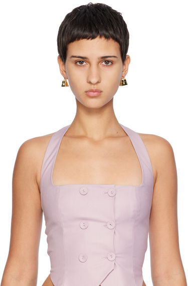 Náušnice Marc Jacobs Marc Jacobs 'The St. Marc' Handbag Earrings Metalická | 2R3JER001J84, 2