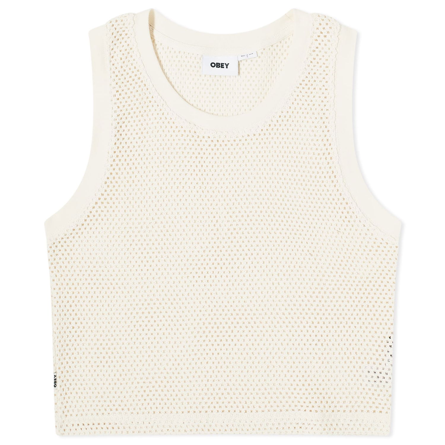Tielko OBEY Hudson Mesh Tank Top Biela | 234050144-UBL, 0
