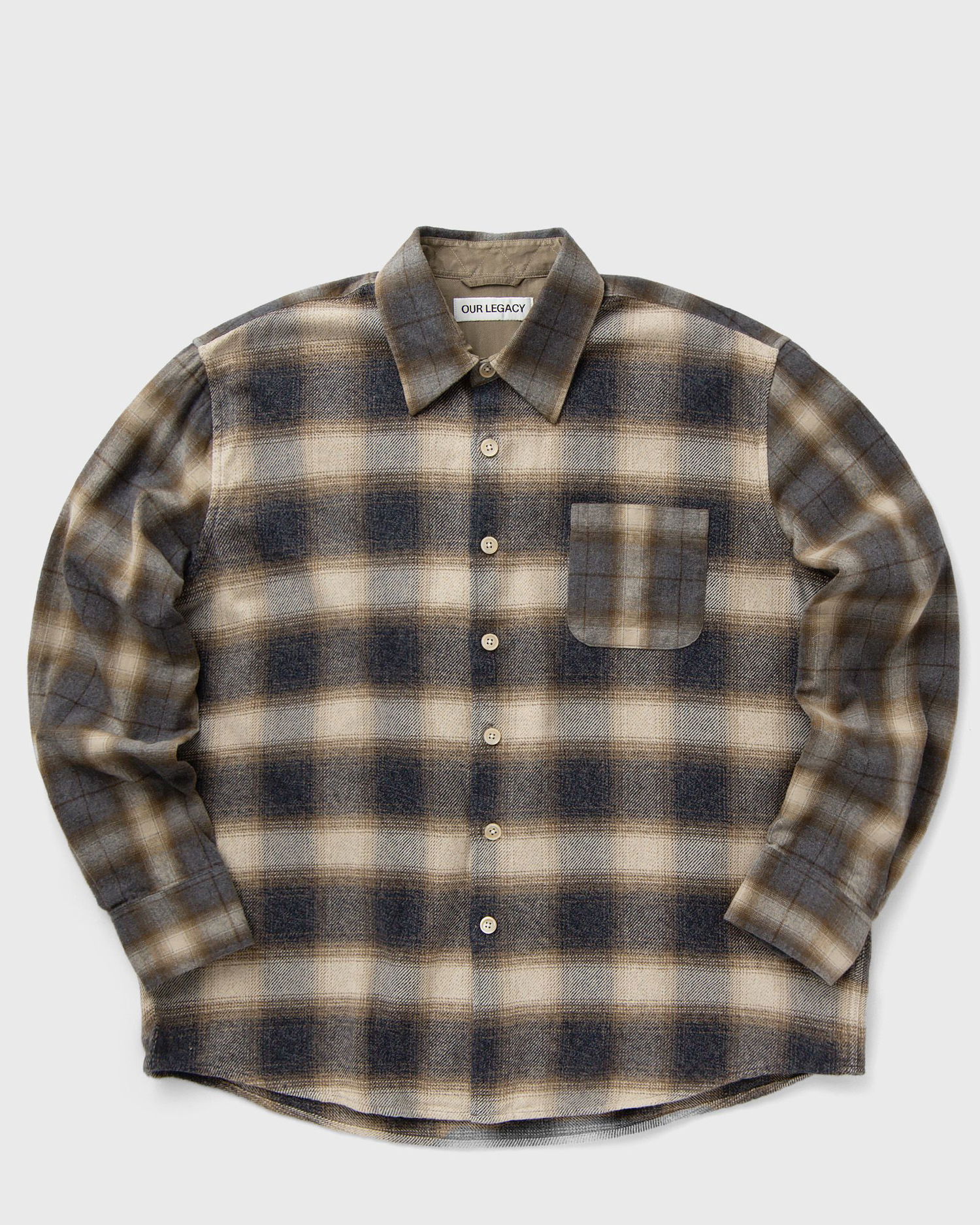 Košeľa OUR LEGACY ABOVE SHIRT L Long Sleeve Shirt Hnedá | M4242AD, 0