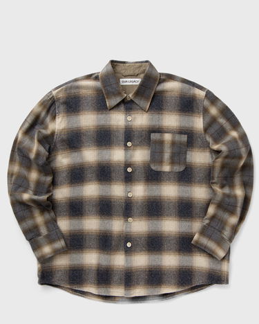 Košeľa OUR LEGACY ABOVE SHIRT L Long Sleeve Shirt Hnedá | M4242AD, 0