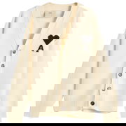 AMI Paris Men's Felted Merino Wool ADC Cardigan, Size Large