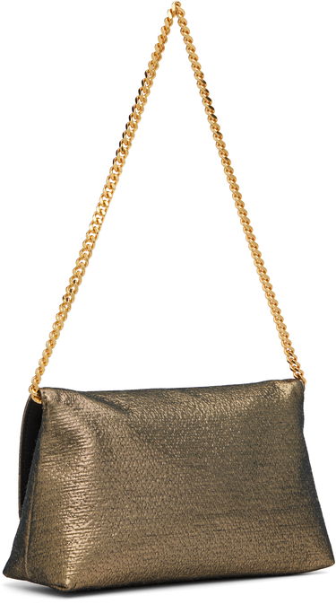 Kabelka Tom Ford TOM FORD Nobile Mini Hammered-Effect Fabric Bag Metalická | L1886-TSY054X, 2