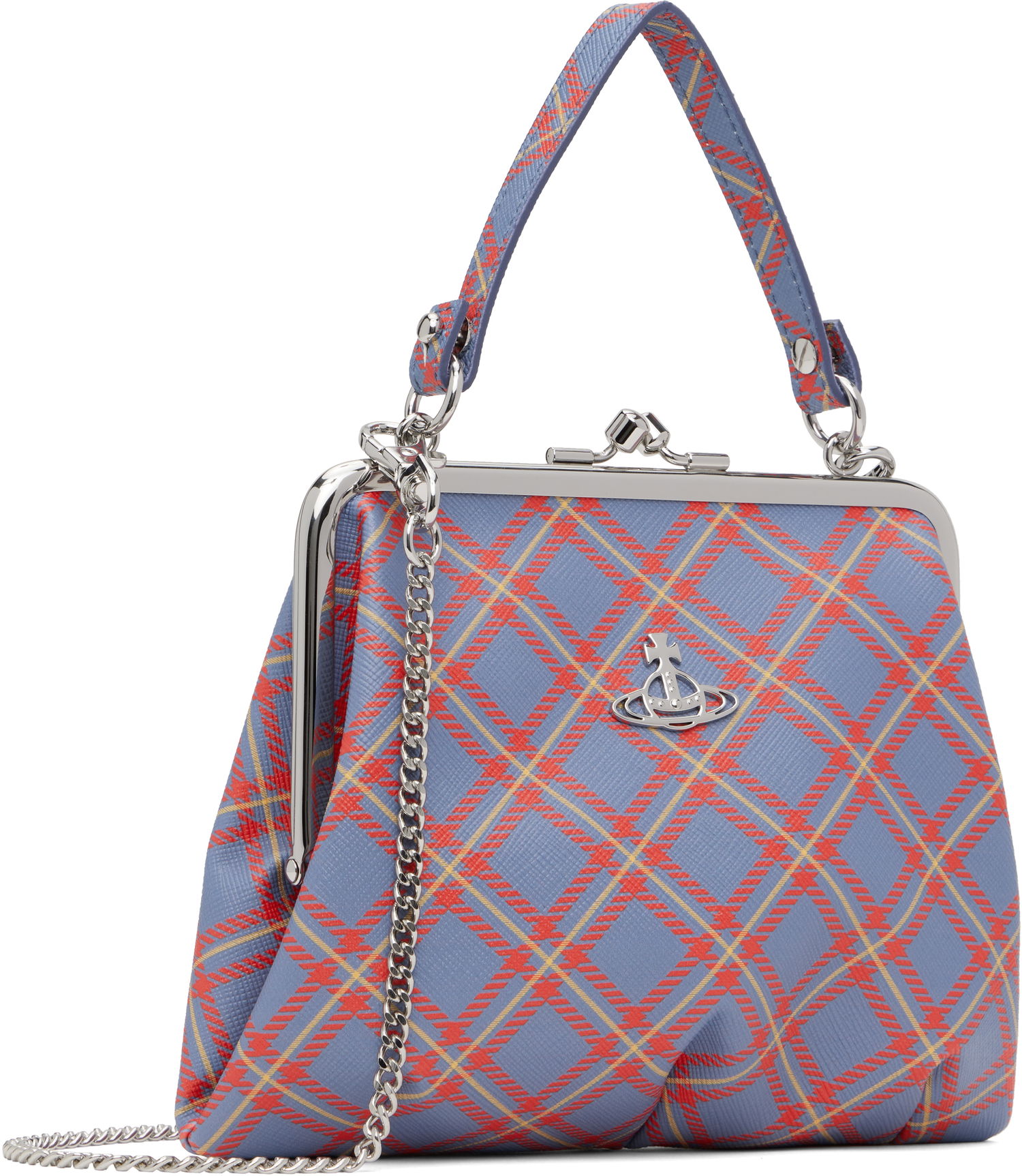 Kabelka Vivienne Westwood Vivienne Westwood Granny Frame Shoulder Bag Modrá | 4B010006W-S0022-, 1