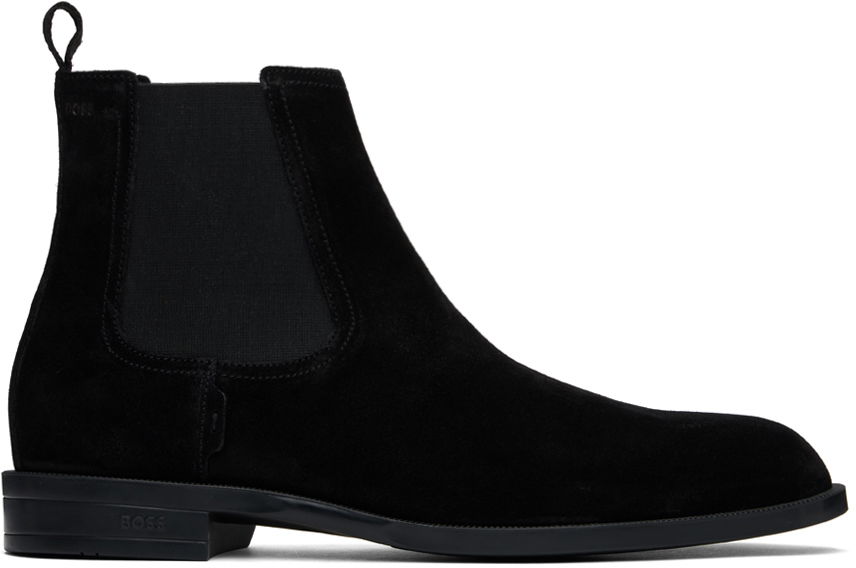 Oblečenie BOSS BOSS Suede Chelsea Boots Čierna | 50523054, 0