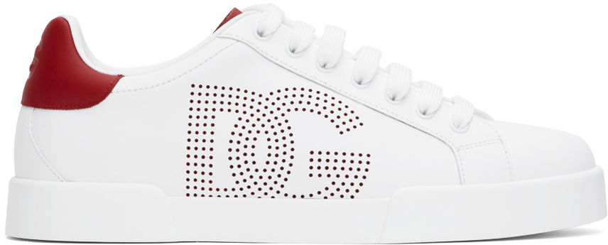 Tenisky a topánky Dolce & Gabbana Portofino Calfskin Biela | CS2277AV066, 0