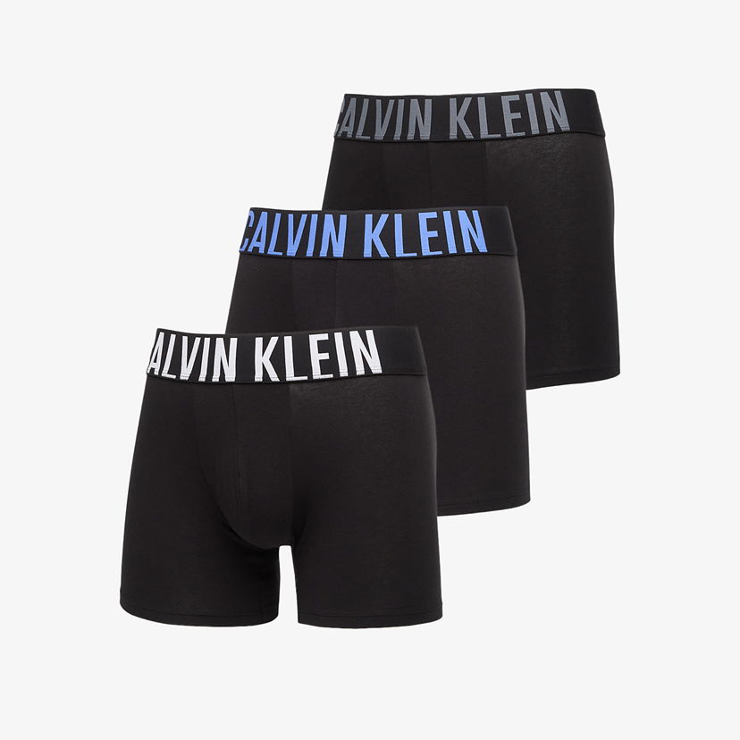 Boxerky CALVIN KLEIN Boxer Brief 3-Pack M Čierna | 000NB3609A ZDM