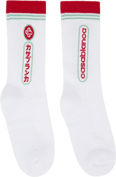 Ponožky Casablanca Casablanca Fuji Dream Socks Biela | APF25-ACC-010-01, 0