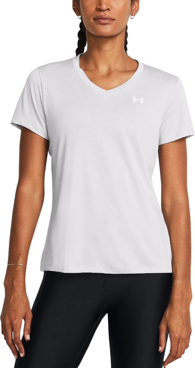 Tričko Under Armour Tech Twist V-Neck Short Sleeve T-Shirt Biela | 1384227-014