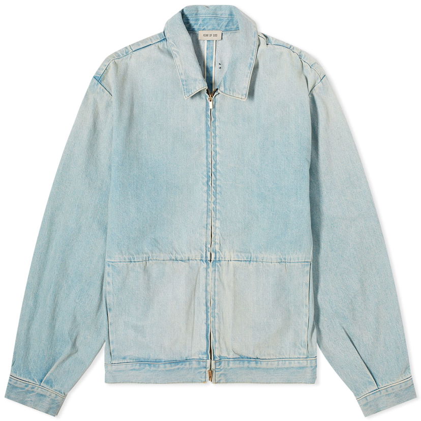 Bunda Fear of God 8th Denim Jacket Light Indigo Modrá | FG830-001DNM-437