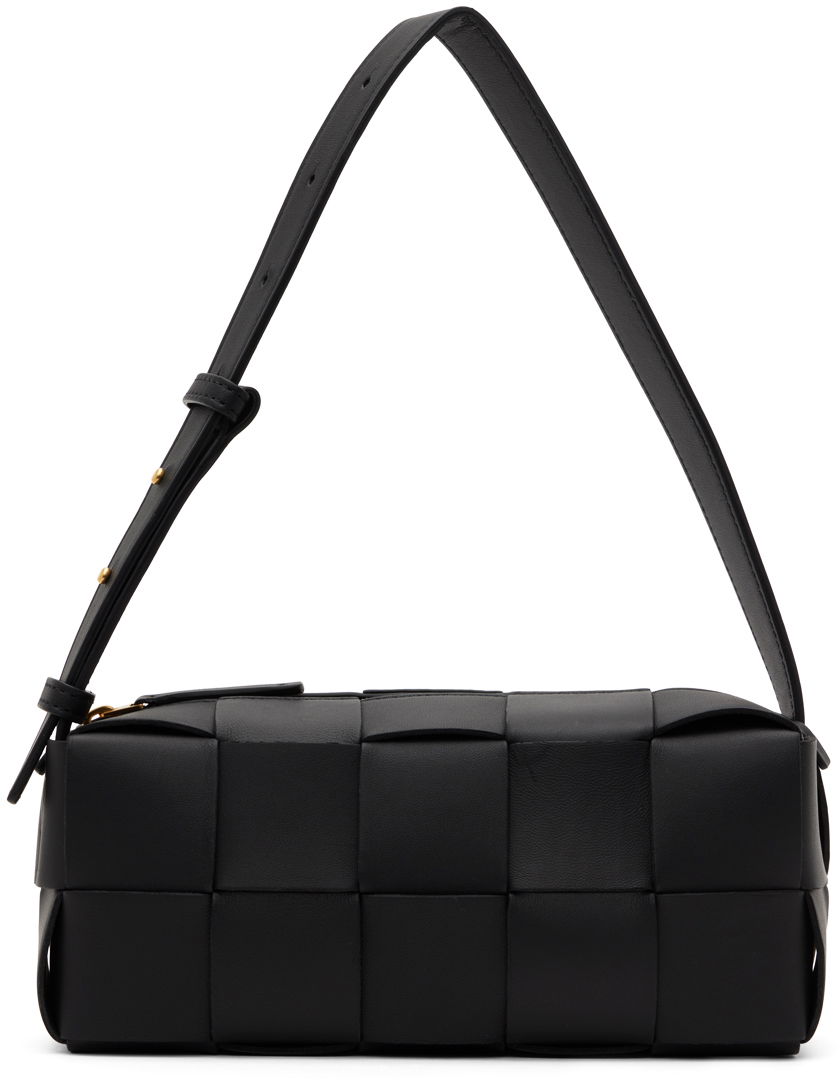 Taška cez rameno Bottega Veneta Brick Cassette Bag Čierna | 729166 VMAY1, 0
