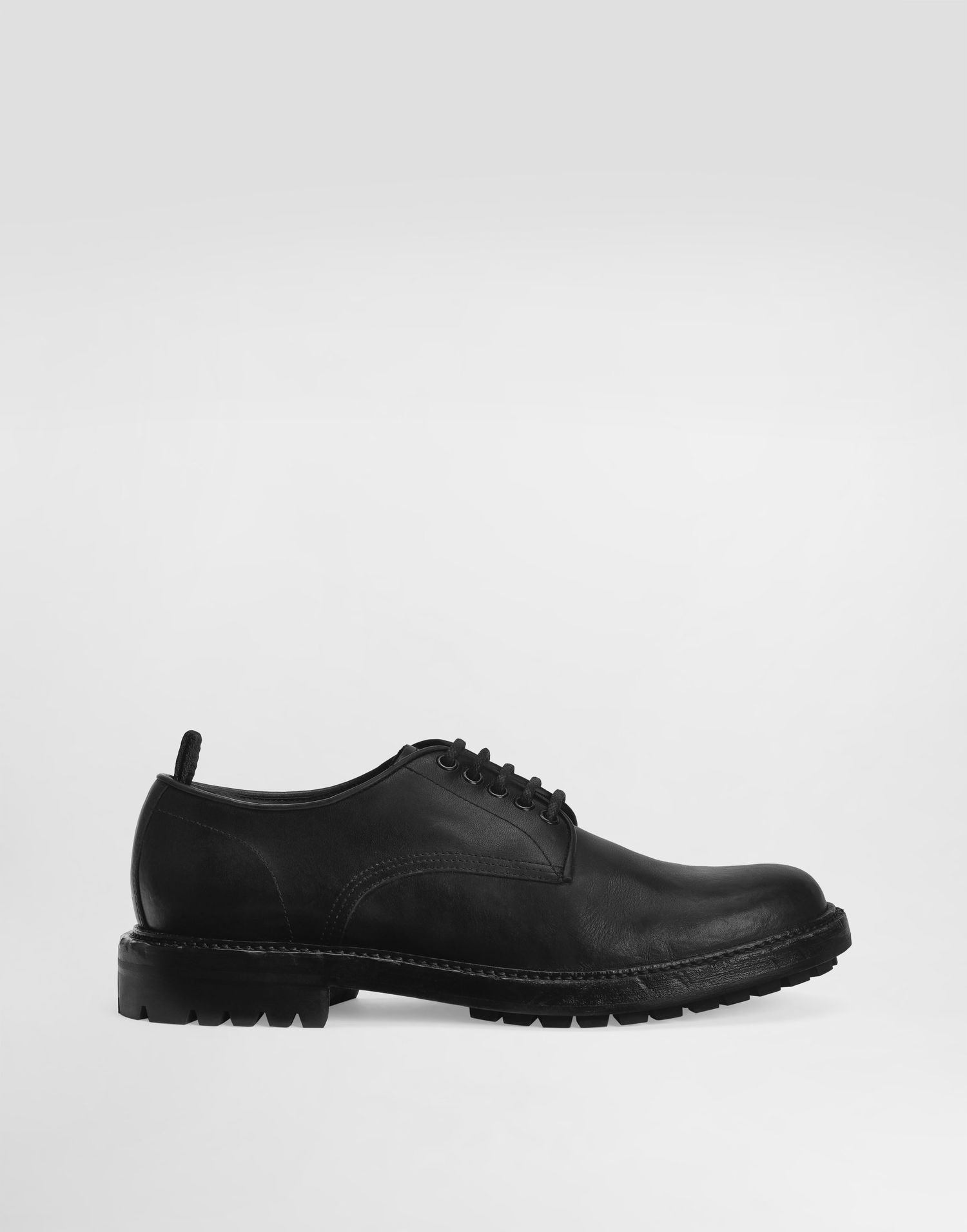 Doplnky Dolce & Gabbana Dolce & Gabbana Calfskin Derby Shoes Čierna | A10889AV32580999, 0