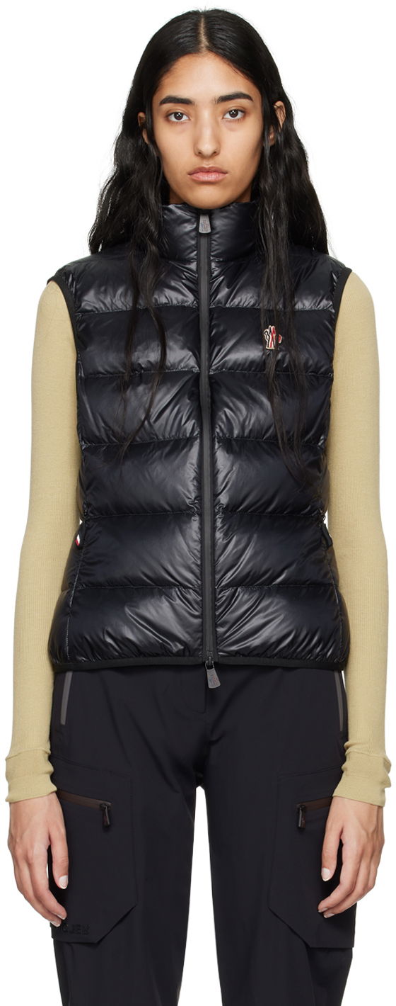 Vesta Moncler Down Vest With Logo Patch Čierna | J20988G00010829H7, 0