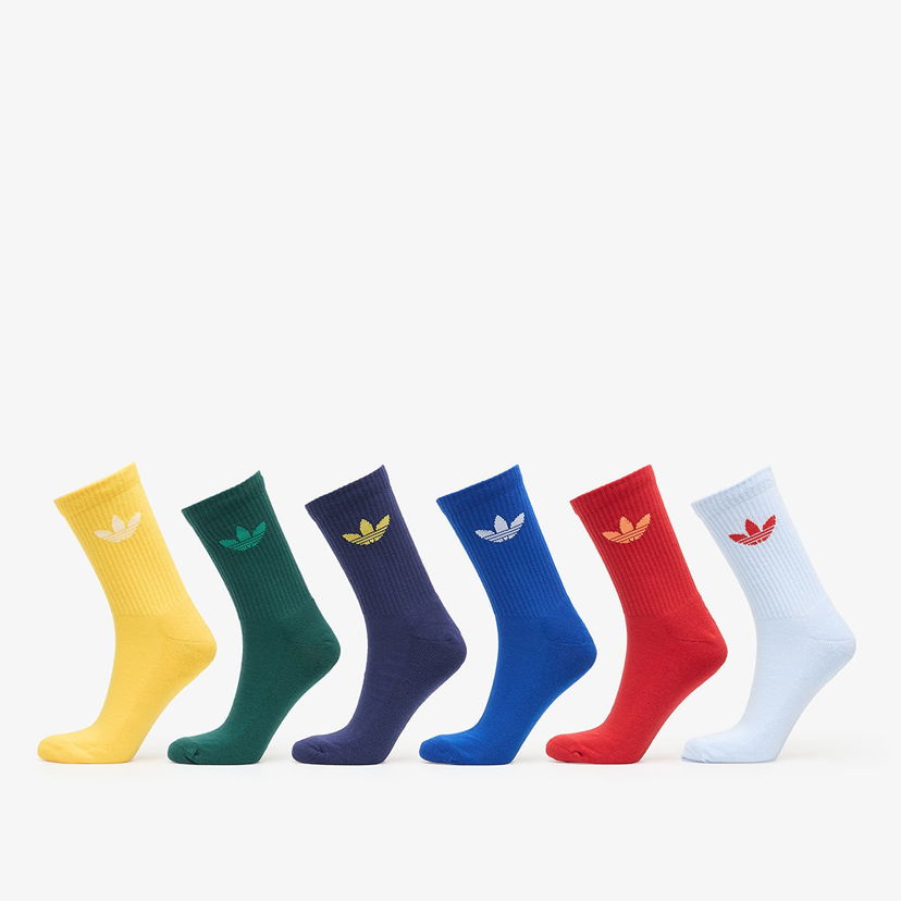 Ponožky adidas Originals Tr Crew Socks 6-Pack Rôznofarebný | KE0652