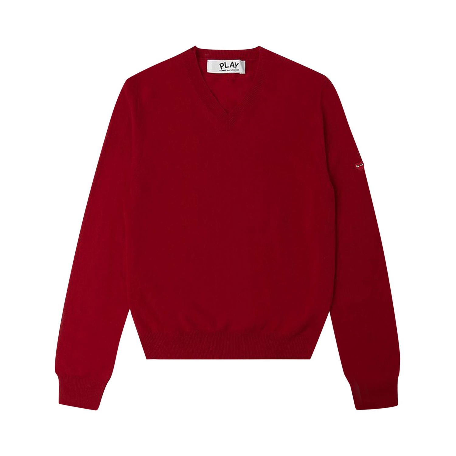 Sveter Comme des Garçons PLAY Small Heart Crewneck Vínová | az n040 051 4, 1
