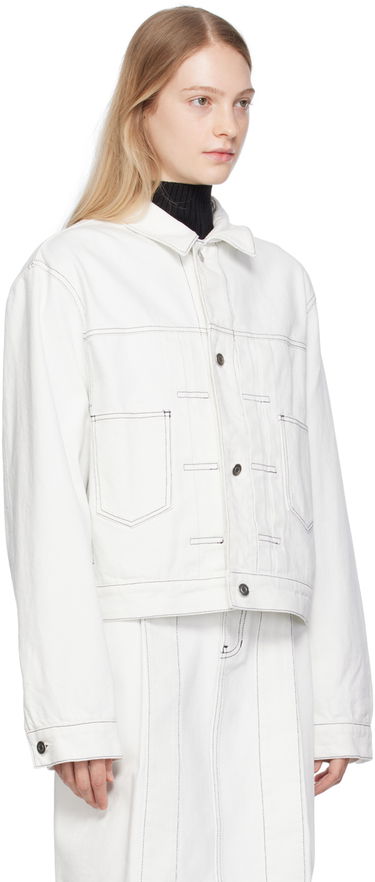 Bunda We11done We11done Tucked Denim Jacket Biela | WD-DJ3-23-338-M-IC, 1