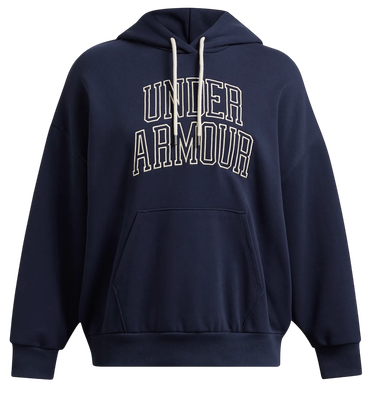 Mikina Under Armour Icon Heavyweight Terry Oversized Hoodie Navy | 1386494-410, 2