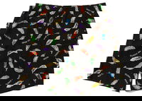 Feather Print Shorts