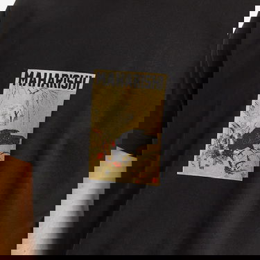Tričko Maharishi Maharishi Crow White Heron Graphic Tee Čierna | 1493-BLK, 5