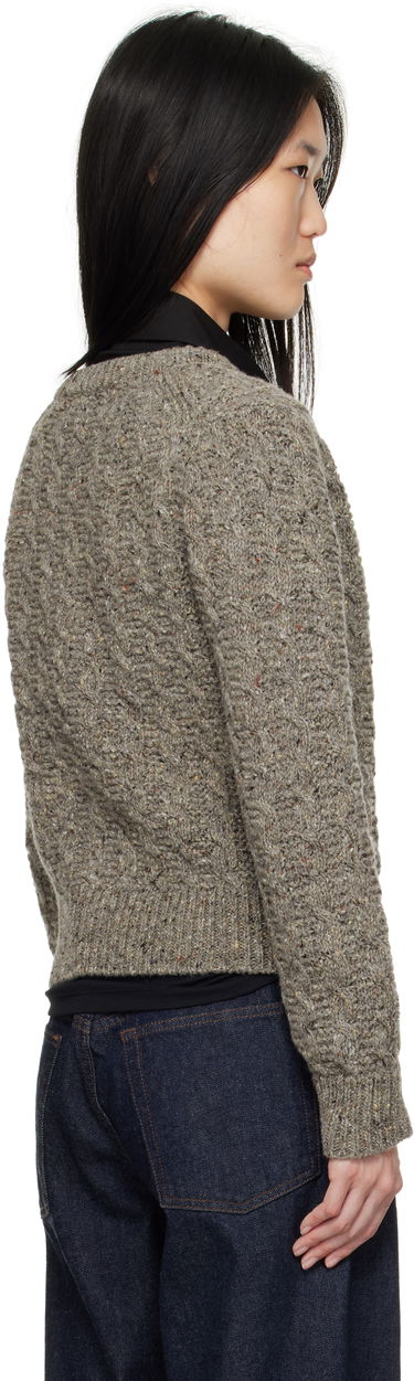 Sveter &Daughter &Daughter Donegal Cable Knit Cardigan Šedá | F2202M, 2
