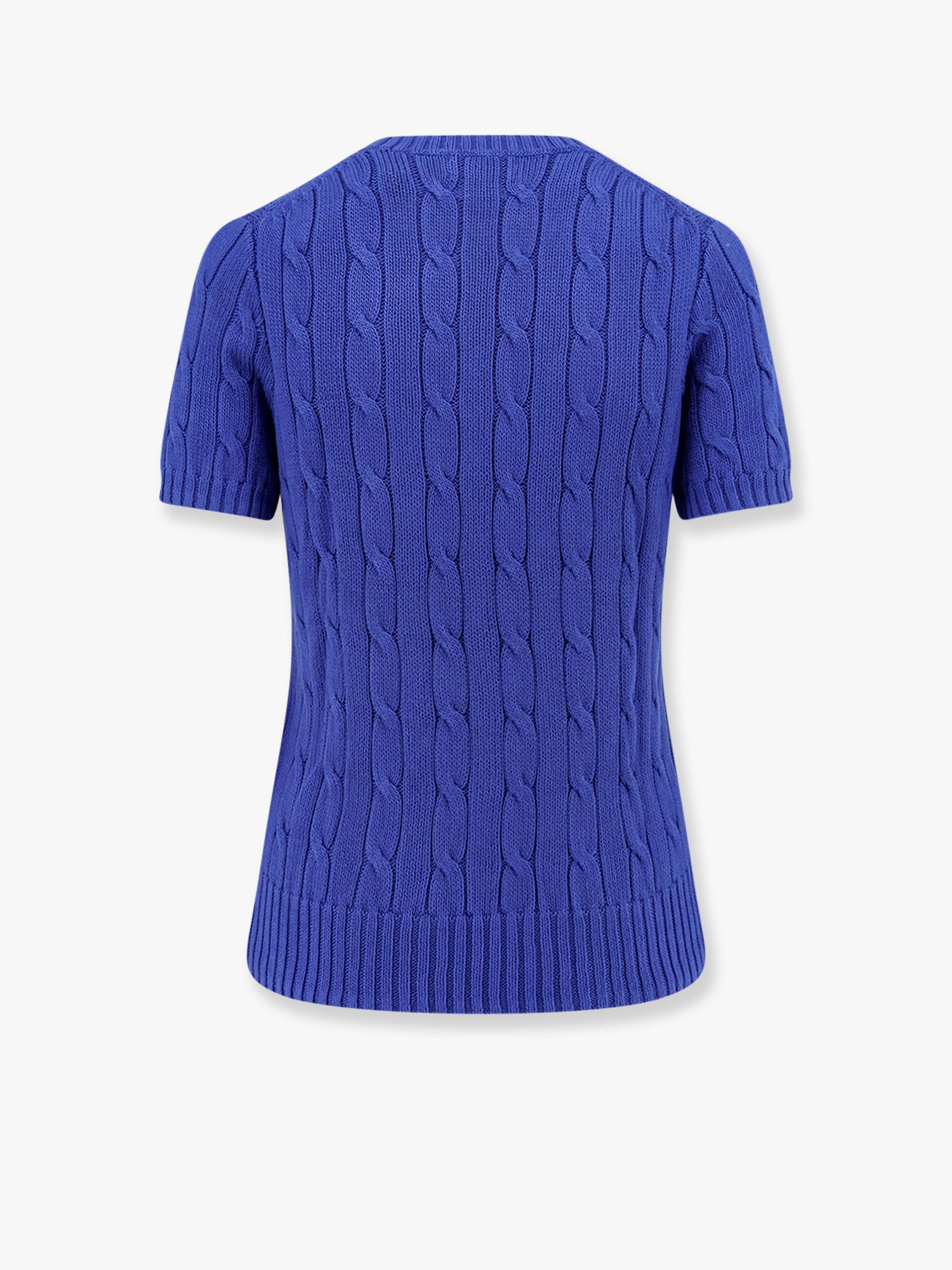 Sveter Polo by Ralph Lauren Women's Cable-Knit Cotton Sweater with Pocket by Polo Ralph Lauren Modrá | 211895379013, 1
