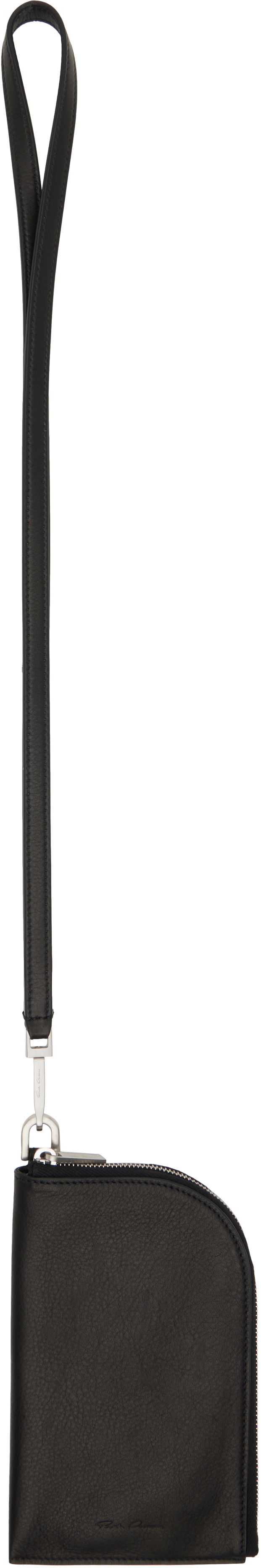 Peňaženka Rick Owens Rick Owens Concordians Neck Wallet Čierna | RA02E0711 LCN, 0