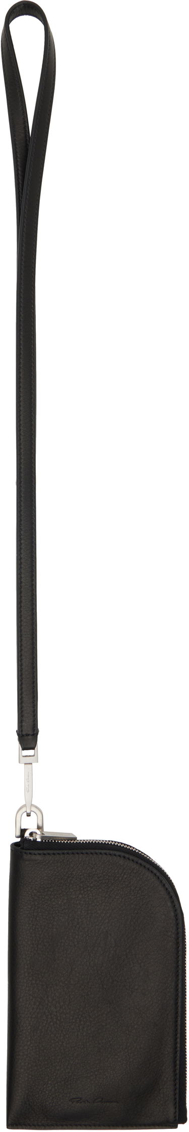 Peňaženka Rick Owens Rick Owens Concordians Neck Wallet Čierna | RA02E0711 LCN, 0