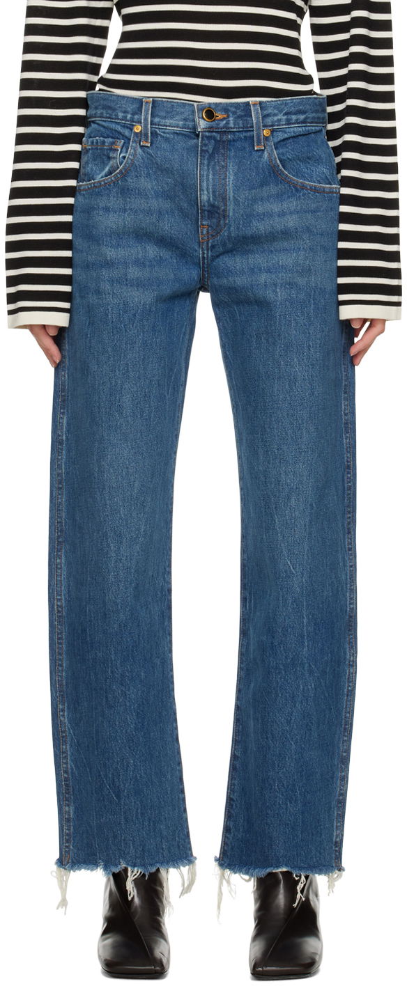 Džínsy Khaite Kerrie Jeans Modrá | 1047-058, 0