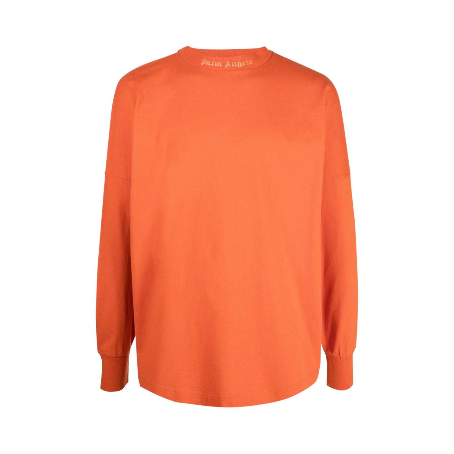 Tričko Palm Angels Long Sleeve Glitter Mock Neck Logo Tee Červená | PMAB001F22JER0022727, 1