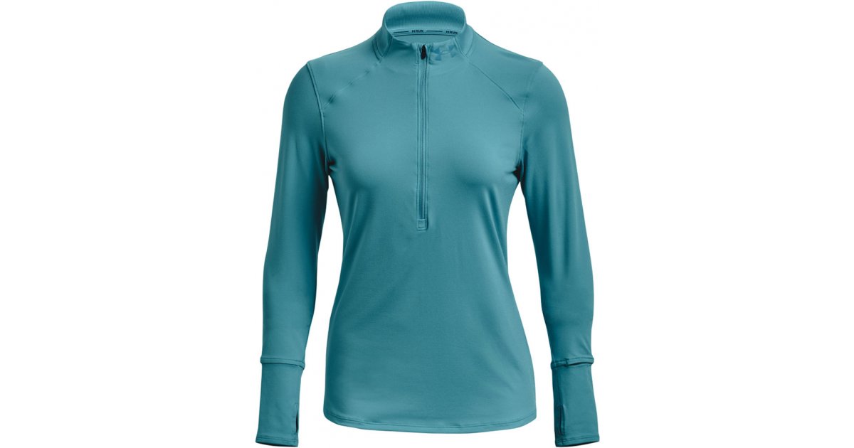 Tričko Under Armour Qualifier Run 2.0 Half-Zip Tyrkysová | 1365632-433, 1