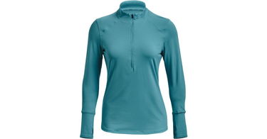 Tričko Under Armour Qualifier Run 2.0 Half-Zip Tyrkysová | 1365632-433, 1