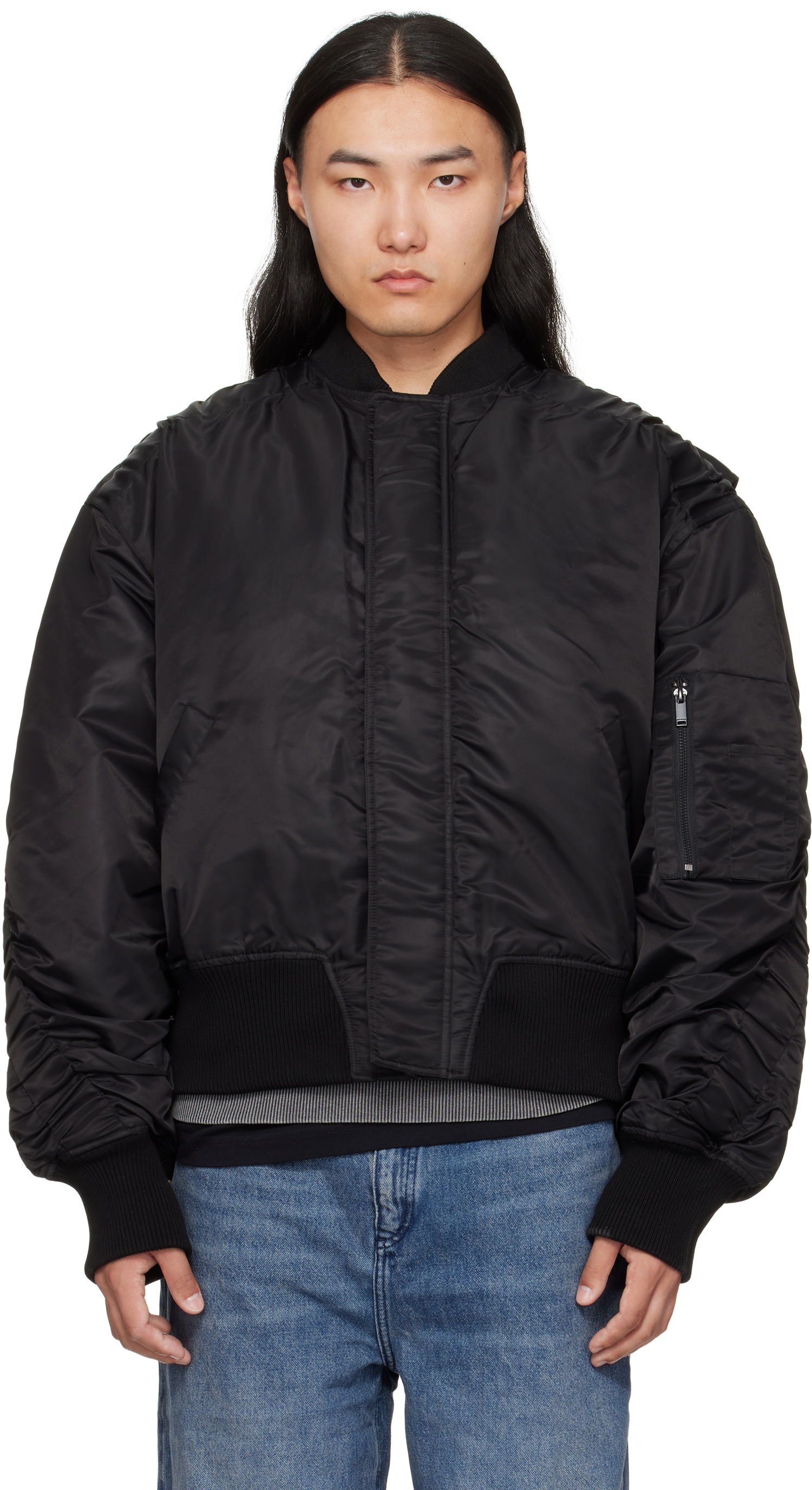 Bomber bunda Han Kjøbenhavn Han Kjobenhavn Oversized Padded Bomber Jacket Čierna | M-134224, 0
