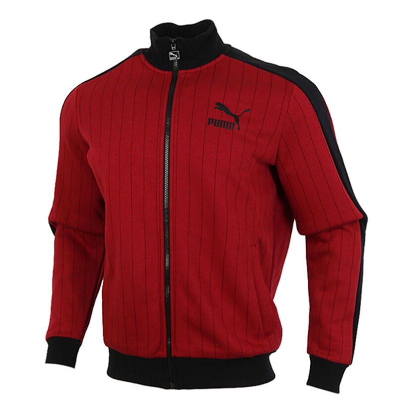 Bunda Puma Pinstripe Jacket Červená | 530177-50