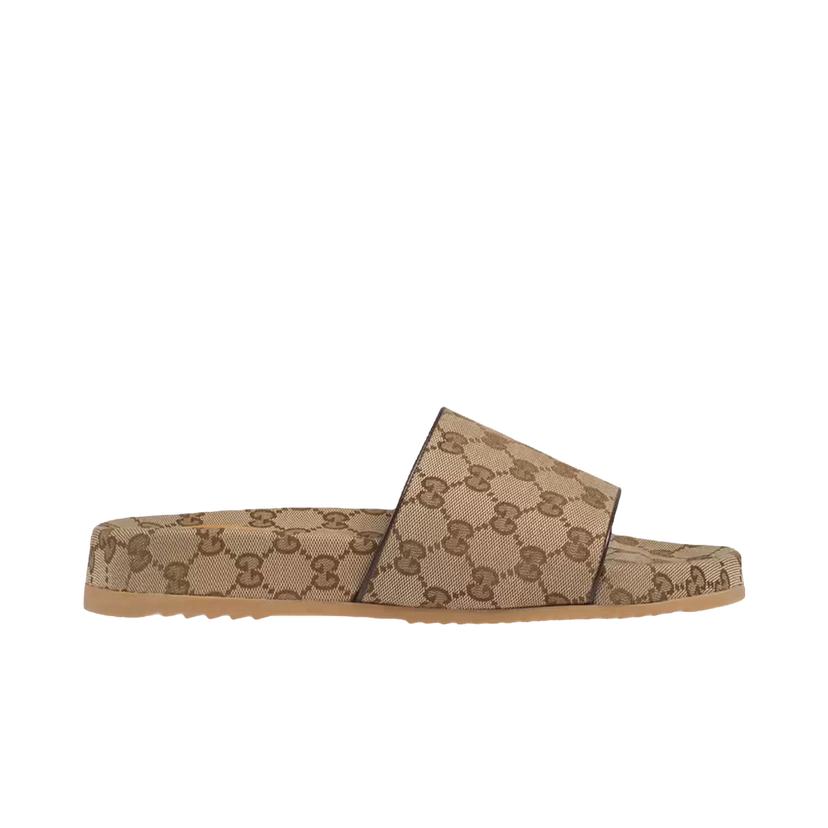 Tenisky a topánky Gucci GG Slide 'Beige' Canvas Béžová | 624695 H6320 9763