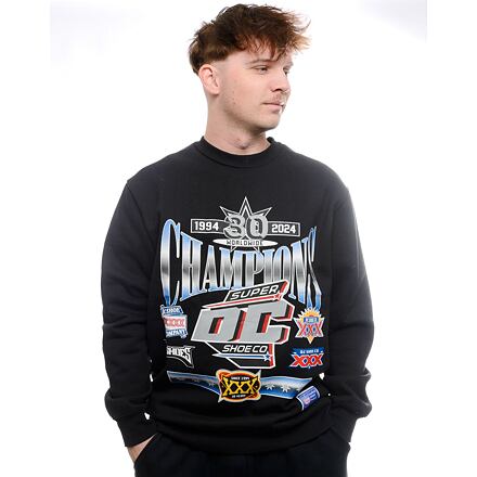 Sveter DC DC Old Champs Crew Sweatshirt Size L Čierna | ADYSF03138-KVJ0, 0