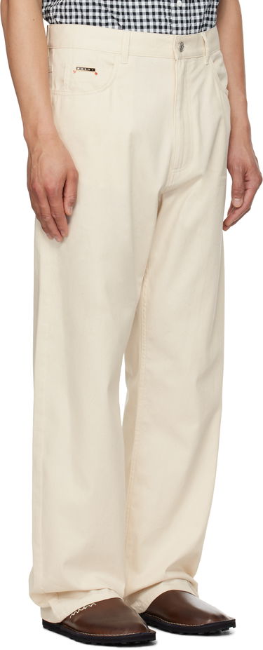 Nohavice Marni Marni Wide-Leg Denim Jeans Béžová | PUJU0021A0 UTC476, 1